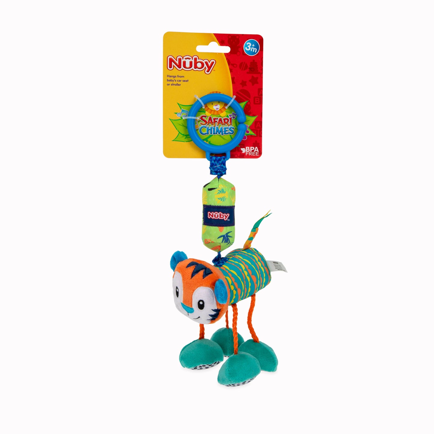 Nuby - Safari Chimes, Stroller or Car Seat Toy