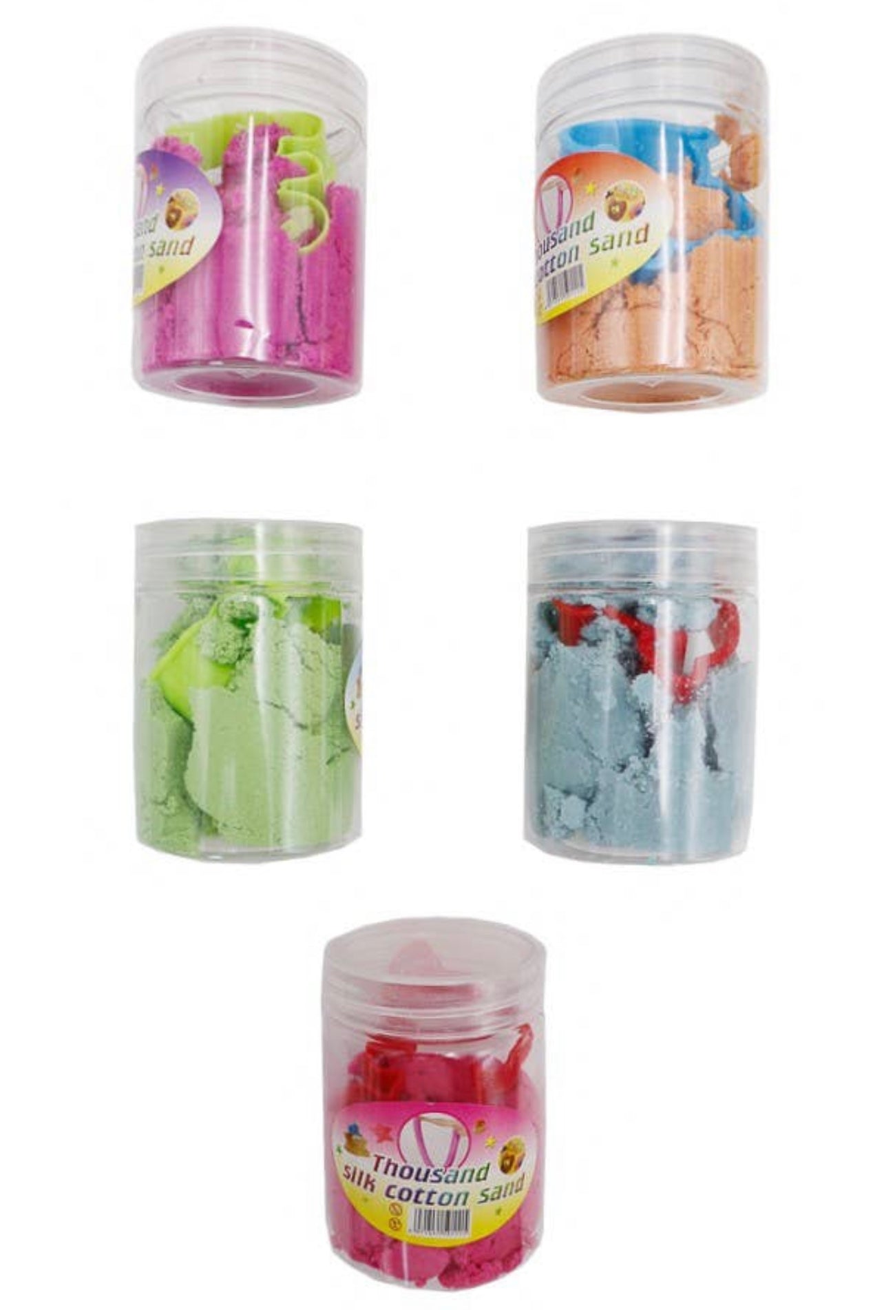 Kinetic Sand Jar with Animal Shape Cutter