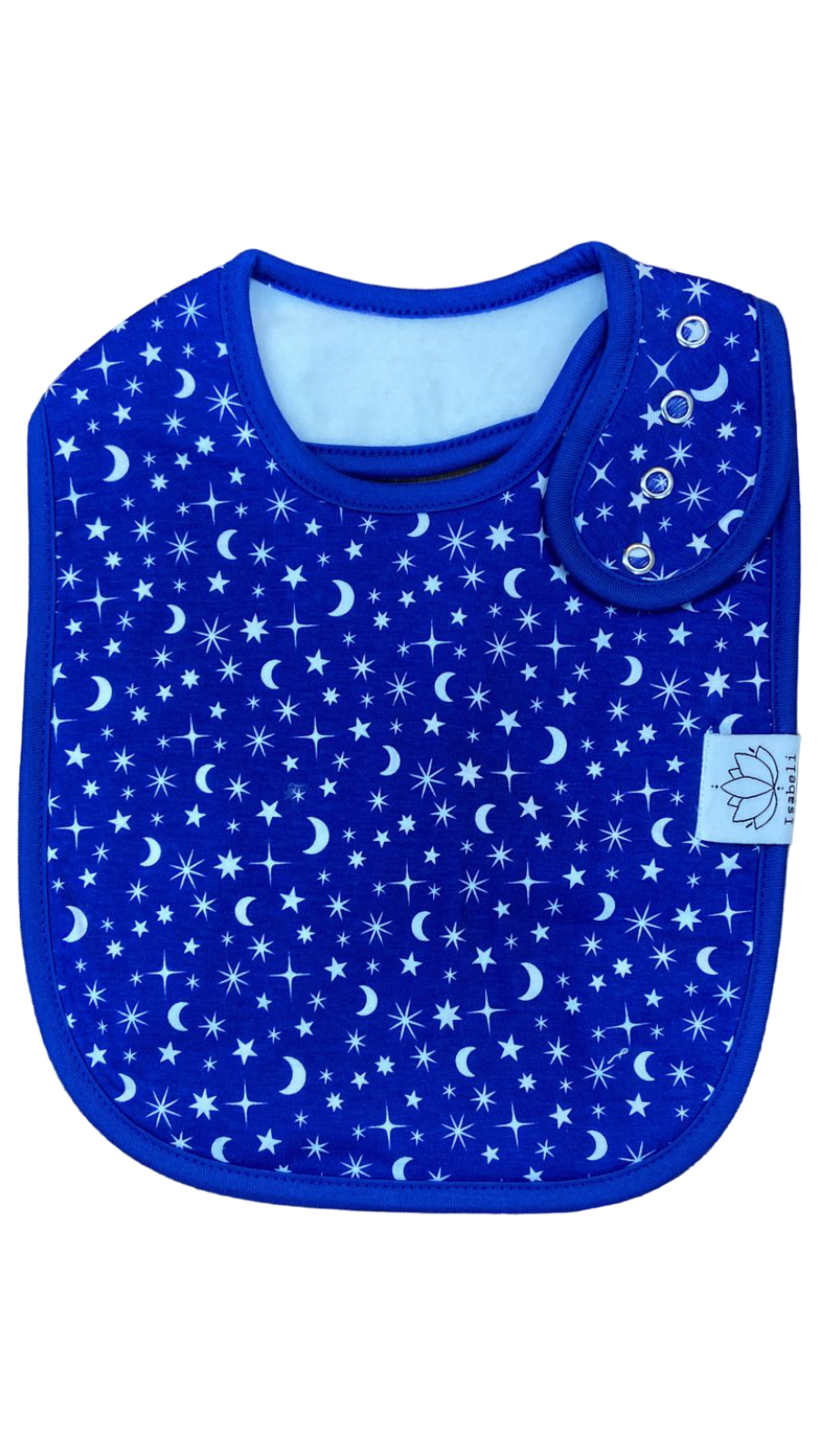 Isabeli Organic Cotton Toddler Drool Bibs 4 Pack - Galaxy