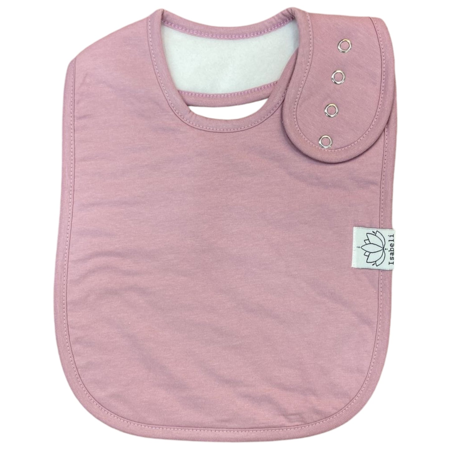 Isabeli Organic Cotton Toddler Drool Bibs 4 Pack - Pinks