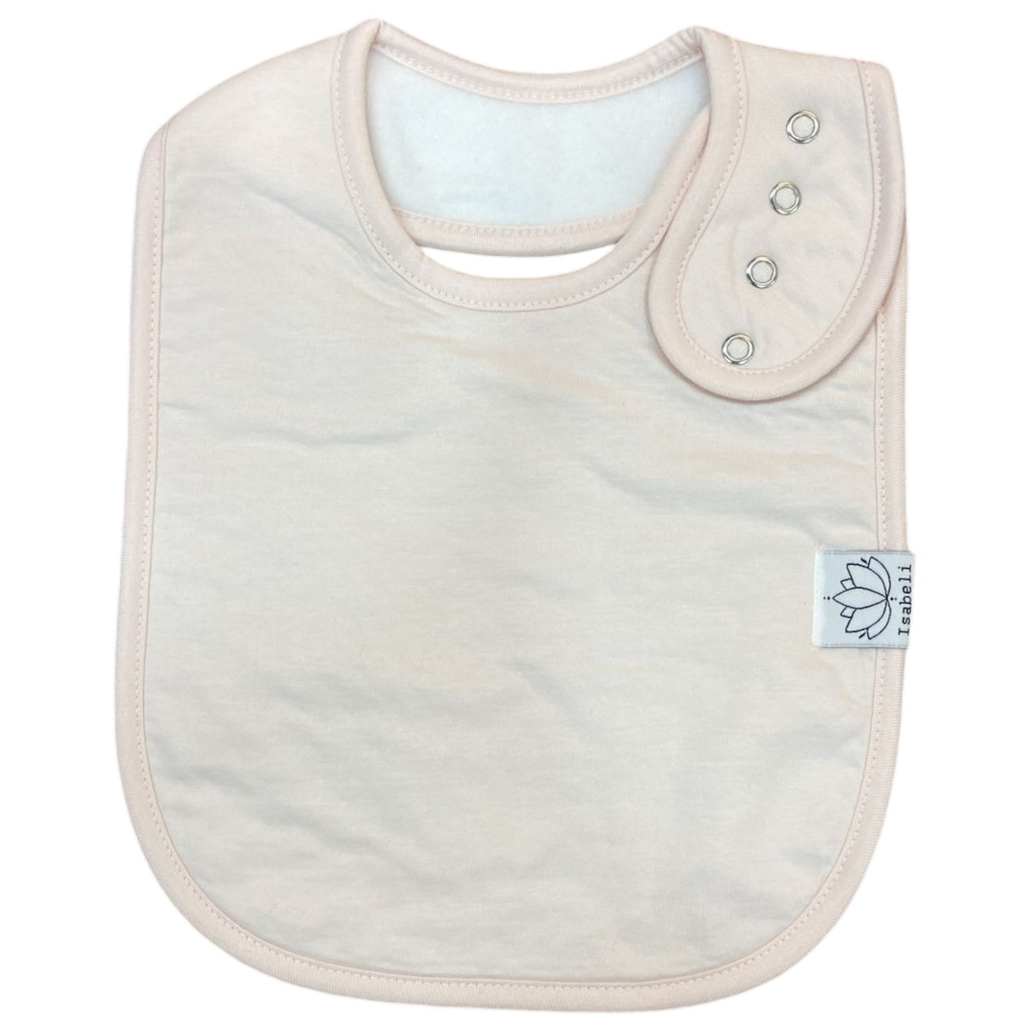 Isabeli Organic Cotton Toddler Drool Bibs 4 Pack - Pinks