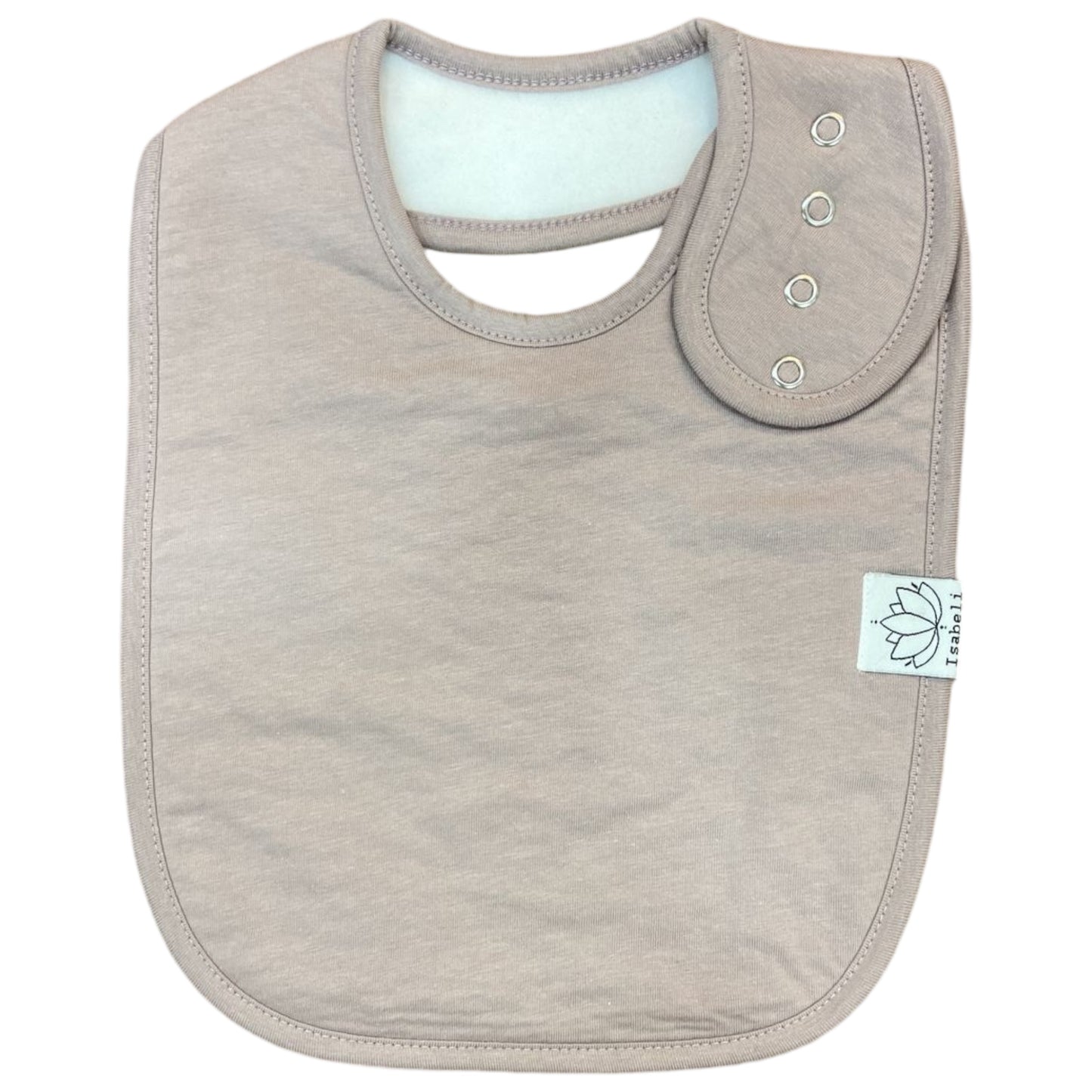 Isabeli Organic Cotton Toddler Drool Bibs 4 Pack - Pinks