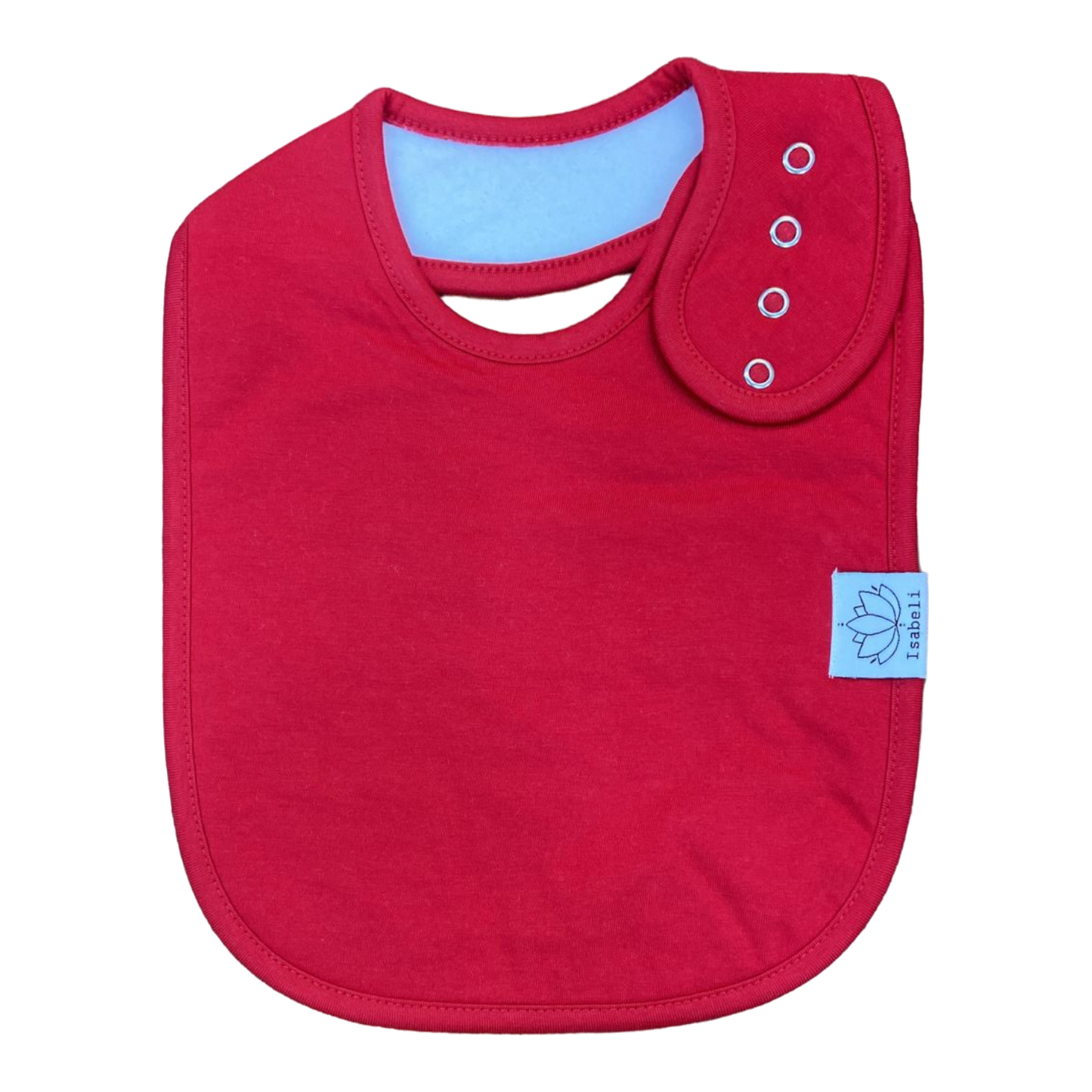 Isabeli Organic Cotton Toddler Drool Bibs 6 Pack - Rainbow