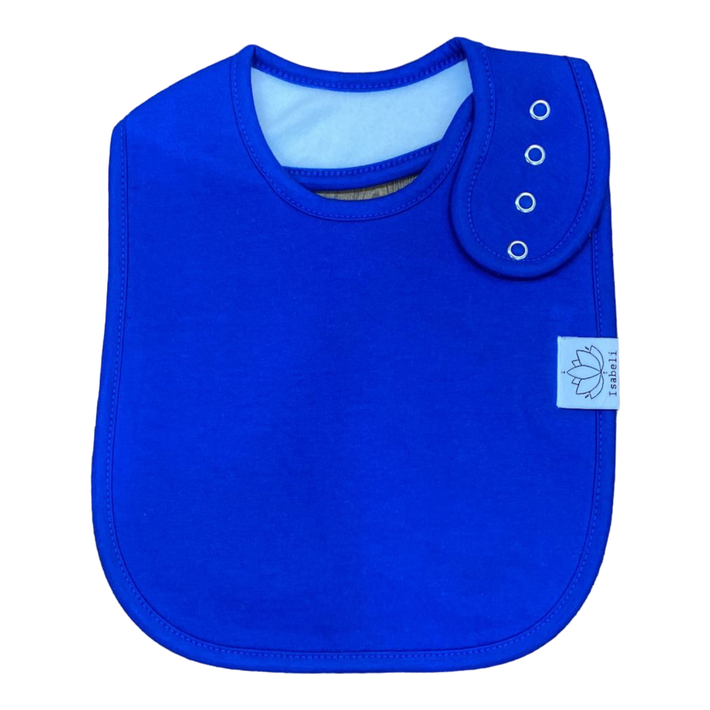 Isabeli Organic Cotton Toddler Drool Bibs 6 Pack - Rainbow