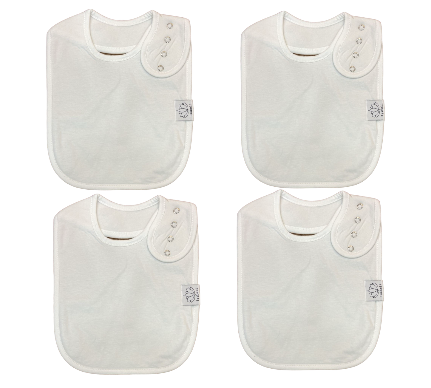 Isabeli Organic Cotton Toddler Drool Bibs