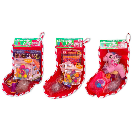 HOLIDAY STOCKING TOY PACK 6 FIDGET / SENSORY TOYS PER PACK