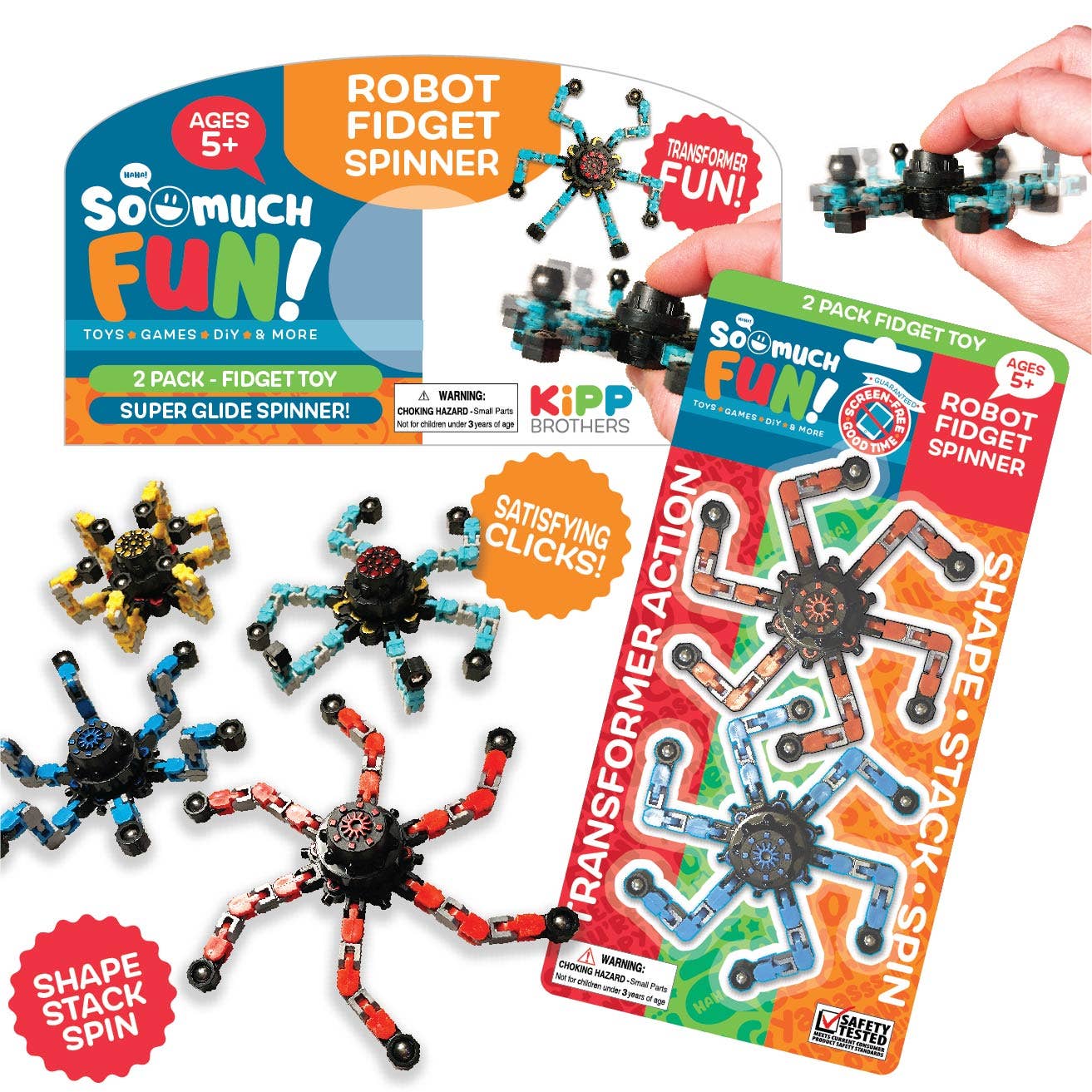 MICRO ROBOT SPINNER 2 PACK