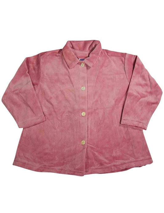 Adaptive Mulberribush Girls Long Sleeve Velour Cardigan Shirt Sweater Top Rose