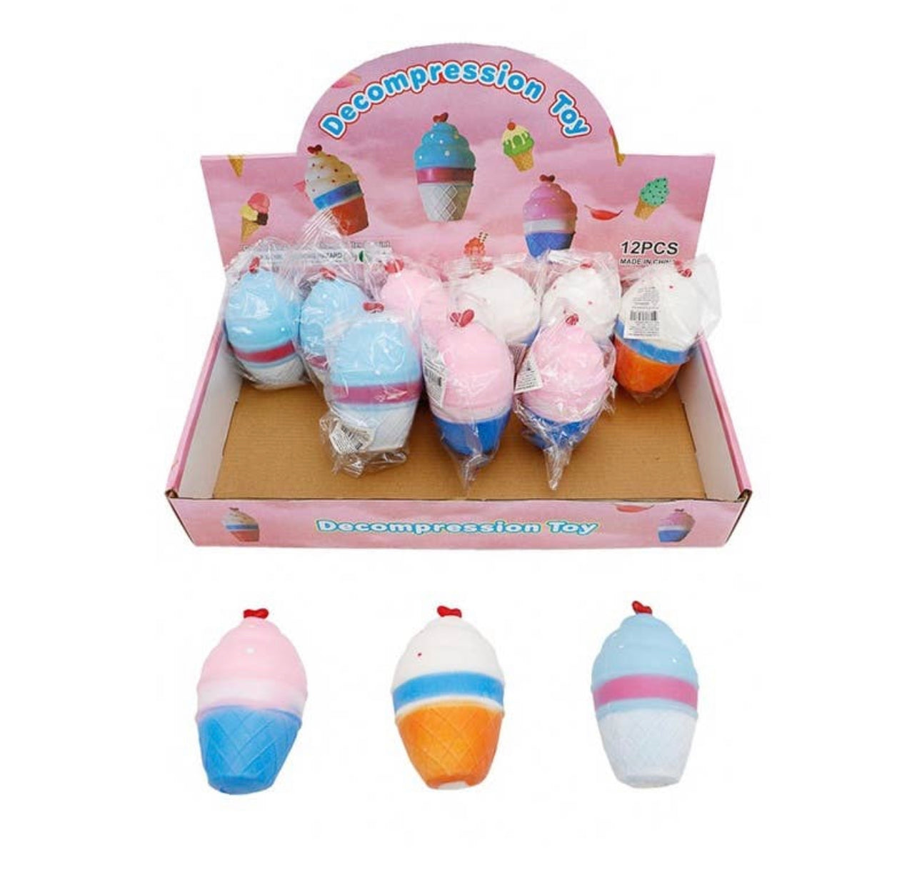 Cup Cake Soft Silicone Squishy Toy