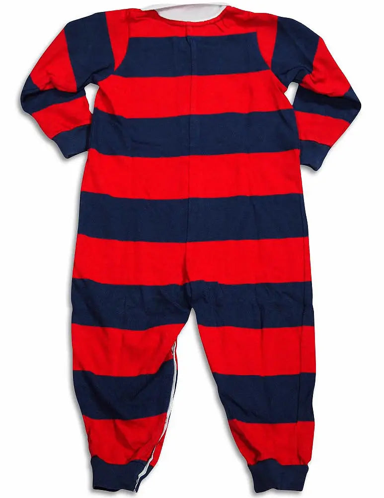 Adaptive Baby Infant Toddler Boys One Piece Rugby Coverall Playsuit Pajama Size 4